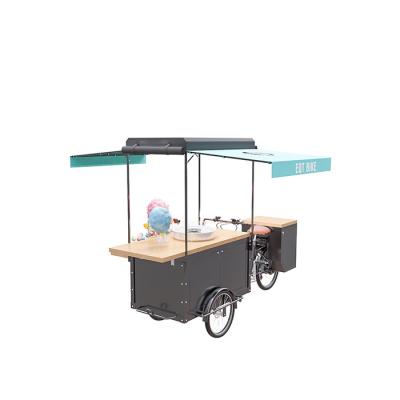 China Snack Mobile Fast Hot Food Carts / Street Cotton Candy Bike Vending Cart Food Truck for sale