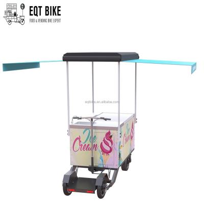 China 2022 soft bakery ice cream making truck hot sale mobile ice cream car motor bike ice cream machine for sale