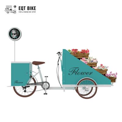 China Cargo street food truck selling electric cargo bike flower fruit bicycle for sale for sale