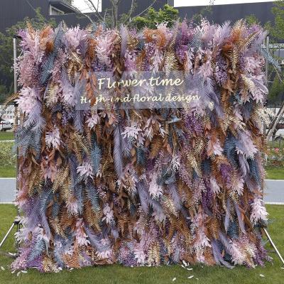 China Autumn new size touch simulation flower wall background wall window flower bottom wall natural color fabric for sale