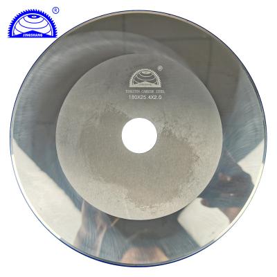 China Saw Blade For Cutting Bopp Foam Tape Factory Wholesale High Quality 7inch 180X25.4X2.0 Around V Saw Splitting Tungsten Carbide Cutter Blades for sale