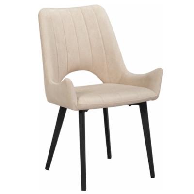 China Modern Modern Dining Chairs Dining Chairs Kitchen Chairs With Faux Leather Padded Seat for sale