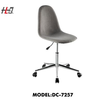 China Adjustable (height) bar chairs modern fabric chair restaurant office swivel chair with factory cheap price for sale