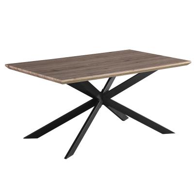 China Modern Furniture Restaurant Dining Table Design Metal Frame Dining Table for sale