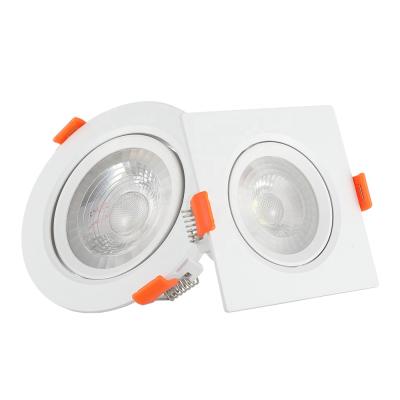 China Modern led plastic downlight housing spot led recessed lights led down light with good price for sale