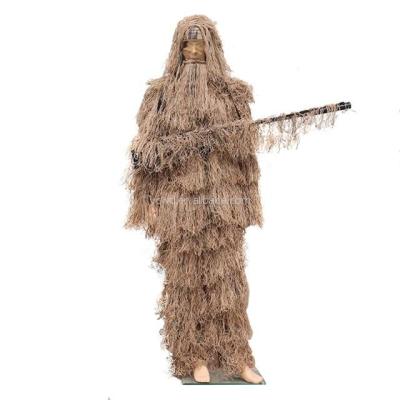 China Ghillie Pants Manufacturers Selling Leaf Shaped Desert Camouflage Sniper Clothing 3d Military Exercises Auspicious Clothing for sale