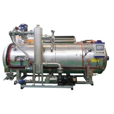 China food & Beverage Plant Sterilization Machine For Beans Autoclave Horizontal Sterilizer Bottle Sterilization Plastic Retort for sale