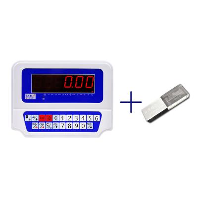 China Electronic Industrial Digital Customizable Weighing Platform Scale Controller Indicator Tricolor RS232 485 Alarm Light Printer Bluetooth for sale