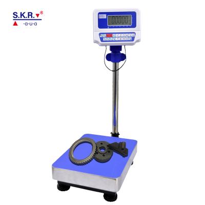 China Industrial 150kg Warehouse Platform Scale China Display Adjustable Angle Electronic Floor Scales for sale