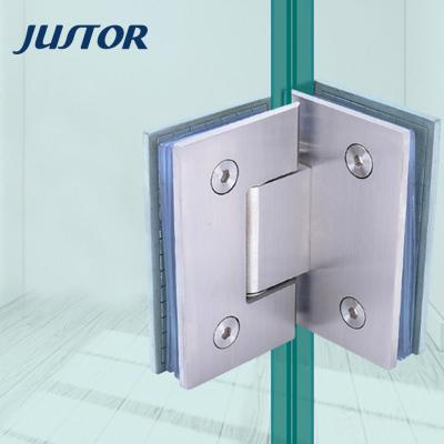 China Modern Shower Hinge Manufacturer Glass To Flange Stainless Steel Precision Casting Flange Pivot Glass Hinges for sale