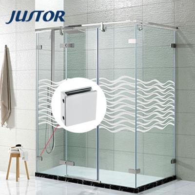 China Modern Single Side Stainless Steel JU-W107 Brass Hydraulic Shower Hinge for sale