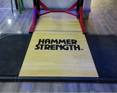 China Fitness Center Huiti Fitness Gym Weightlifting Platform Heavy Duty Rubber Material Heavy Duty Platform for sale