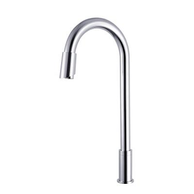 China Sense Faucets Platform Mounted Touchless Kitchen Faucet Automatic Infrared Sensor Kitchen Faucet for sale