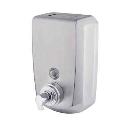 China Modern 304 Stainless Steel Hand Wall Touch Soap Dispenser Metal Foaming Soap Dispenser Pump for sale