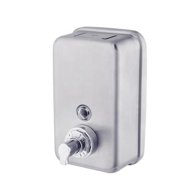 China OEM Logo Custom Soap Dispenser Metal Modern Shower Soap Pump Manual Dispenser for sale