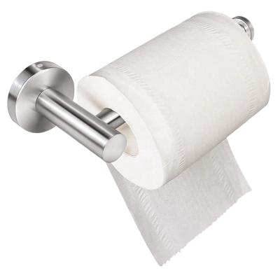 China Eco-friendly Brushed Modern 304 Stainless Steel Nickel Toilet Paper Holder Metal Tissue Paper Roll Holder for sale