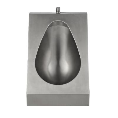 China Easy Installation Luxury Matte Metal Urinal Wall Mounted Man Urinal Toilet For Hotel for sale