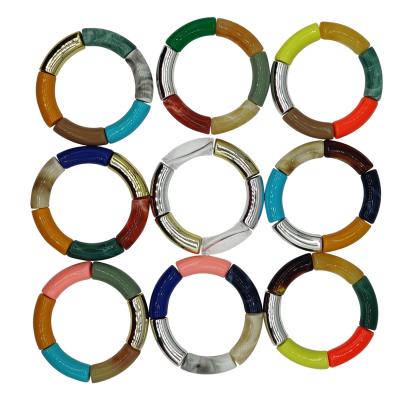 China New Environmental Friendly Hot Sales Acrylic Epoxy Resin Bangle Bracelets Clear for sale