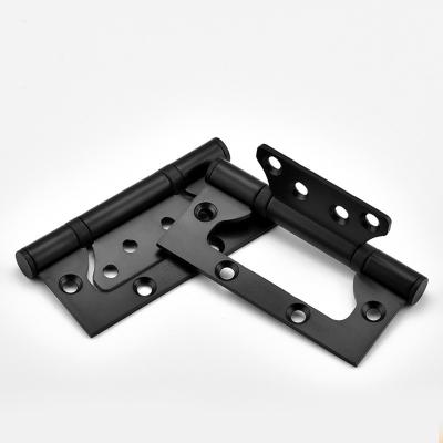 China Modern stainless steel door hinge, black, 4 inch, door hinge for heavy doors, furniture accessories for sale