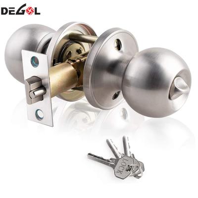 China For Entry Cylindrical Door Lock Front Door Tubular Knob Locked For Safe for sale