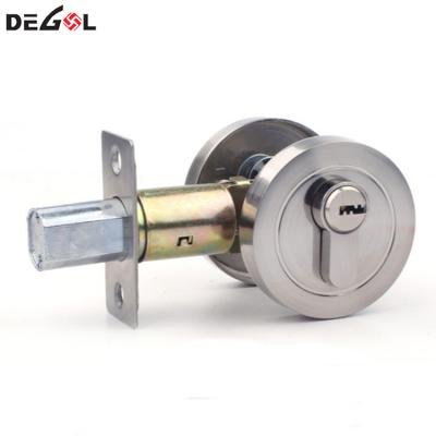 China Easy Installation And Durable Mortise Lock Channel Double Sided Abyssinian Wells Atresia Double Cylinder Open Deadbolt for sale