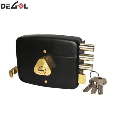 China South America Travel Hotel Home Hardware Brass Portable Guard Rim Door Lock Brass For for sale