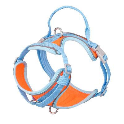 China Dog Harness and Leash Dog Body Belt Reflective Reflective Vest Pro Roam Breathable Adjustable for Puppy Training Pet for sale