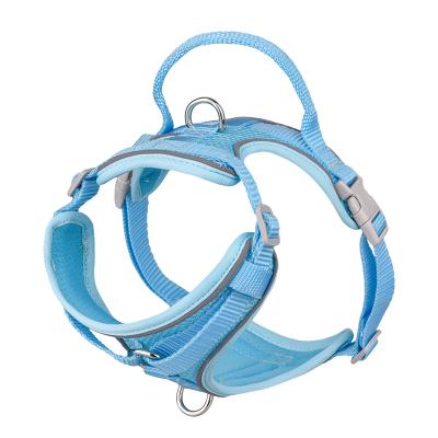 China Comfortable Reflective Pet Chest Harness Dog Chest Harness With Leash Pet Chest Designer Supplies Dog Harness for sale