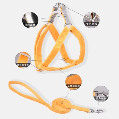 China 2021 Viable Customized Popular Custom Logo Metal Buckle Adjustable Nylon Cooling Dog Harness for sale