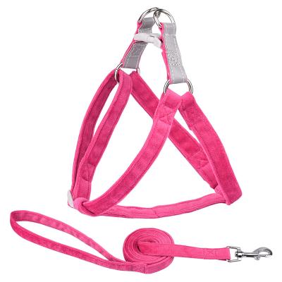 China 2022 Sustainable High Quality High Quality Custom Adjustable Stretch Cotton Fabric Dog Harness for sale