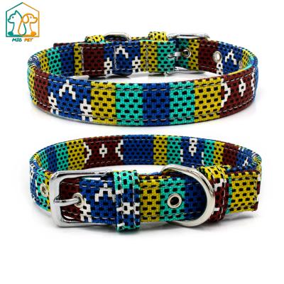 China Personalized Professional Custom Dog Collars Leashes Bow Tie Sets Christmas Print for sale