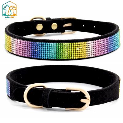 China Free Sample Collar Para Mascotas Perros Diamond Personalized Dog Collar for sale