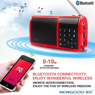 China FM,AM,SW radio support mini hifi bluetooth music player for sale