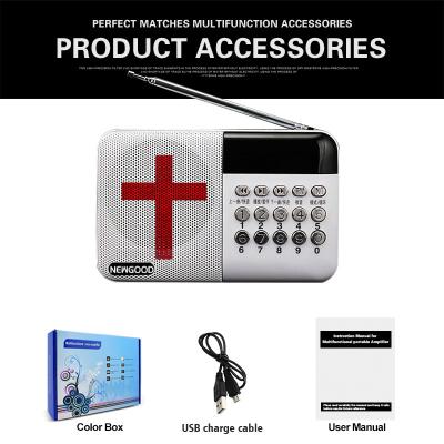 China Christianity usb sd card mini speaker for sale