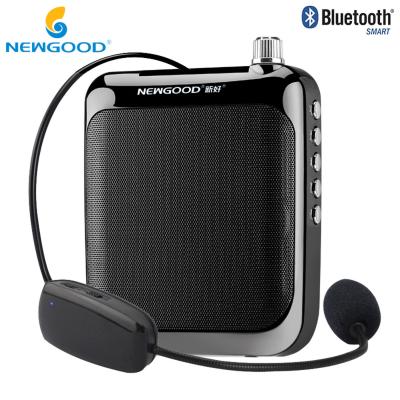 China 2018 altavoz del amplificador de la voz del micrófono de los auriculares inalámbricos de NEWGOOD Bluetooth 2.4Ghz para la sala de clase, escuela, yoga, coche en venta