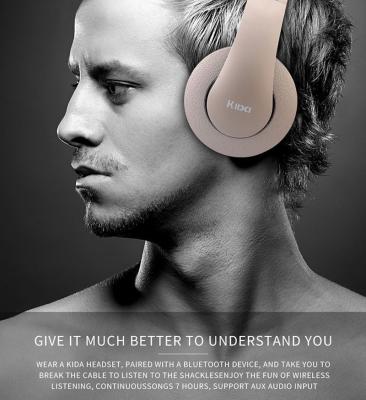 China Bluetooth Headphones, Portable Stereo Wireless Headset with Mic Over-Ear Noise Isolation Earphones Support TF Card for P for sale