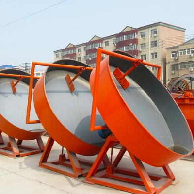 China High Work Efficiency Organic Fertilizer Granulator Production Chicken Manure Compound Disc Pan Granulator for sale