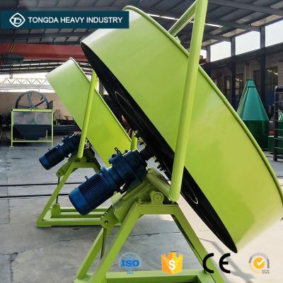 China High Work Efficiency China Hot Sale Pan Granulator Chicken Manure Fertilizer Making Machine Disc Fertilizer Granulator for sale