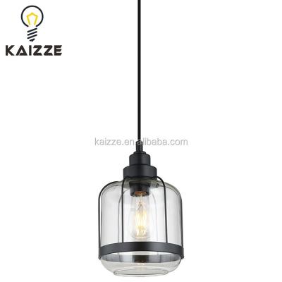 China Vintage Pendant Lamp Iron Glass Ceiling Lamp Industrial Dining Room Hanging Lamp for sale