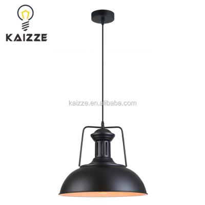 China Retro Vintage Industrial Attic Hanging Lamp Ceiling Light Black Iron Pendant Lamp Hanging Lamp for sale