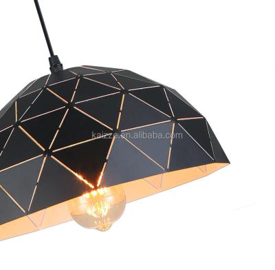 China Modern Industrial Fancy Black Pendant Chandelier Ceiling Lamp for sale