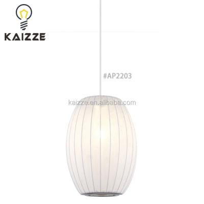 China Restaurant Contemporary Decorative Lanterns Shop Chinese Style Cloth Pendant Lamp Silk Cloth Chandelier for sale