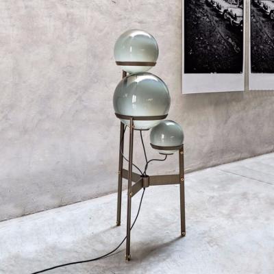 China Villa Hall Floor Lamp Big Ball Attic Floor Lamp Contemporary Design for sale