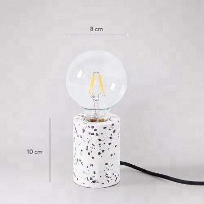 China Cheap Attic Vintage Cement Table Lamp Small Modern Decorative Modern BaseTabe Lamp Table Stand Lamp for sale