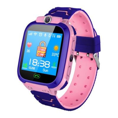 China Wifi New Q12b children's watch 1.44 inch screen GPS LBS positioning mobile phone watch children's camera smart watch boys and girls for sale