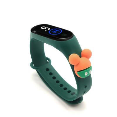 China Kids Children's Watch LED Touch Screen Bracelet Animal Silicone Retro Wrap Bracelet Kids Waterproof Digital M3 Led Watch Kids for sale