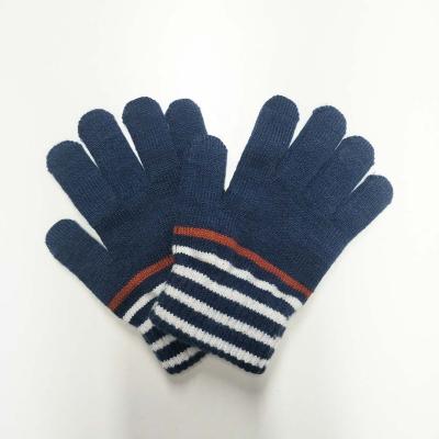 China Wholesale High Quality Winter Knit Thick Wool Mittens Kids Winter Keep Warm Finger Gloves For Kids for sale