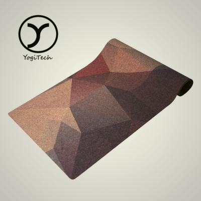 China Anti-tear natural absorbent rubber+cork materials yoga extra thick high density top bolster for sale