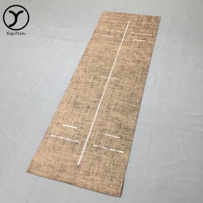 China Factory Made Natural Rubber+Jute Natural Rubber Jute Various Yoga Mats Eco Friendly Wholesale for sale