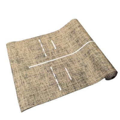 China New Type Natural Rubber+Jute Top Sale OEM Natural Durable Non Slip Wear-Resistant Eco Set Large Blanket Hemp Jute Yoga Mats for sale